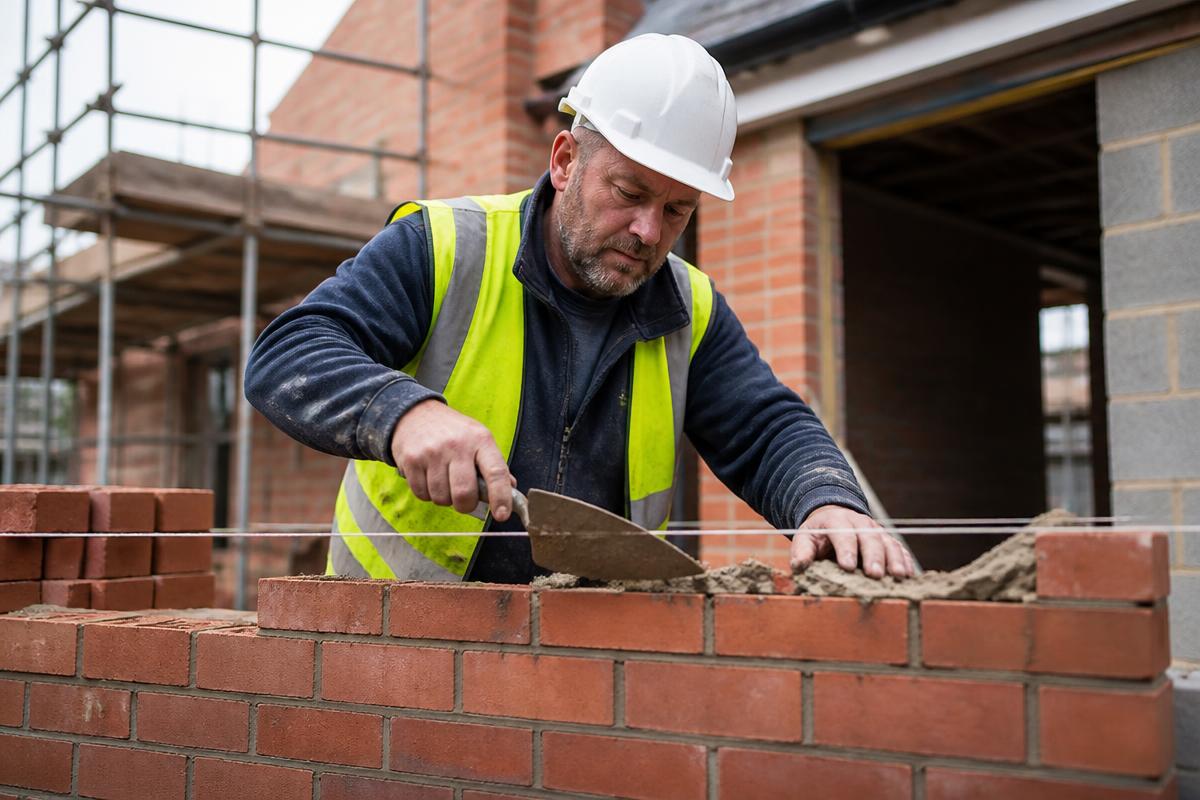 UK builder at work